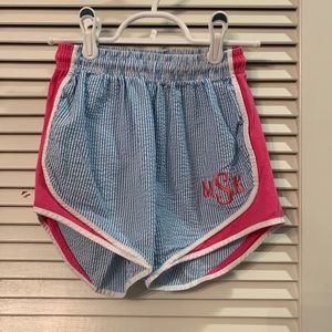 Monogram Seersucker Shorts